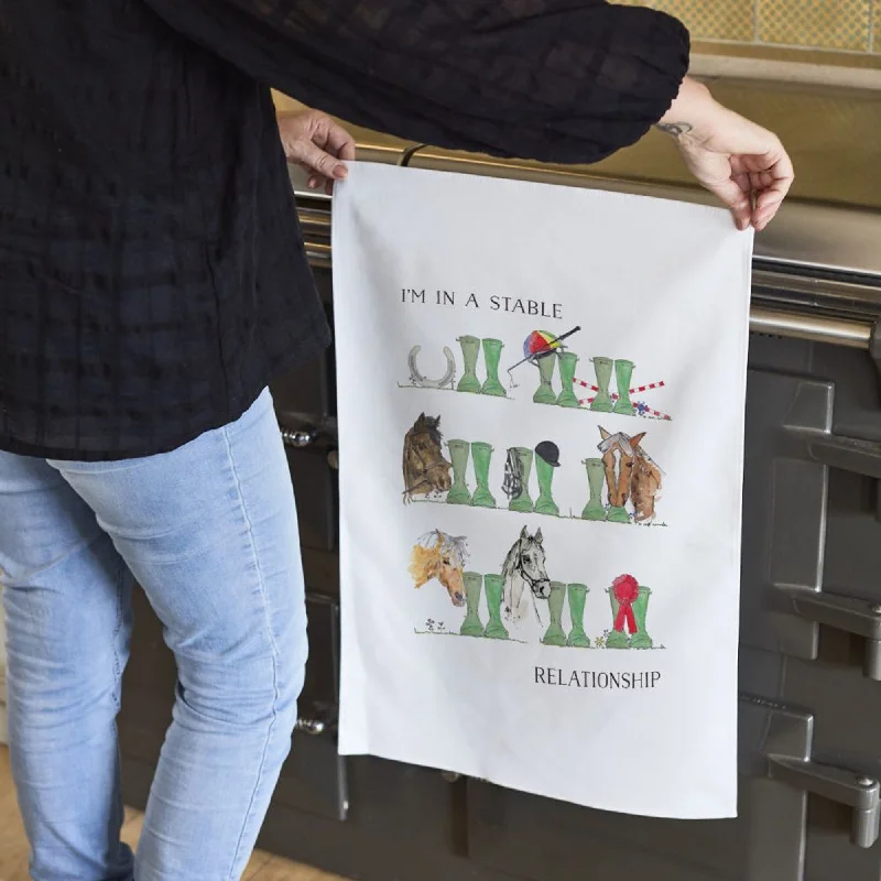 This Is Nessie Dog Lovers Tea Towel