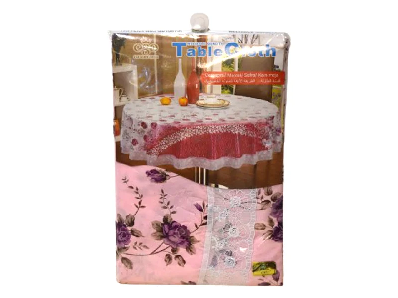 EGO Table Cloth With Lace -  Round 152x152cm