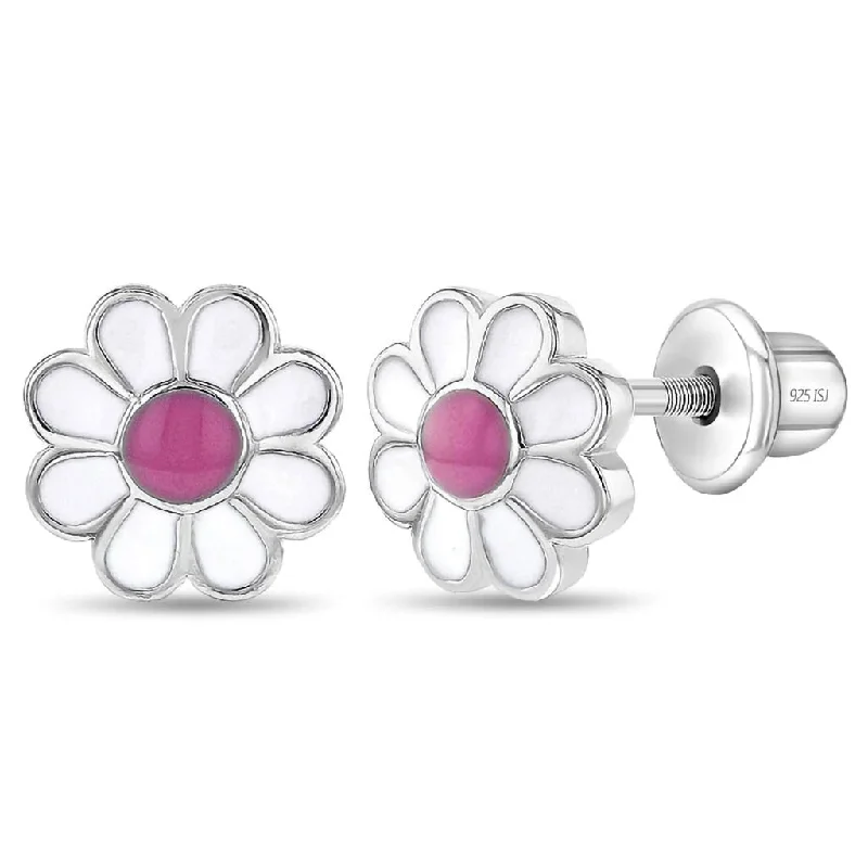 In Season Jewelry : Delightful Daisy Girl Earrings