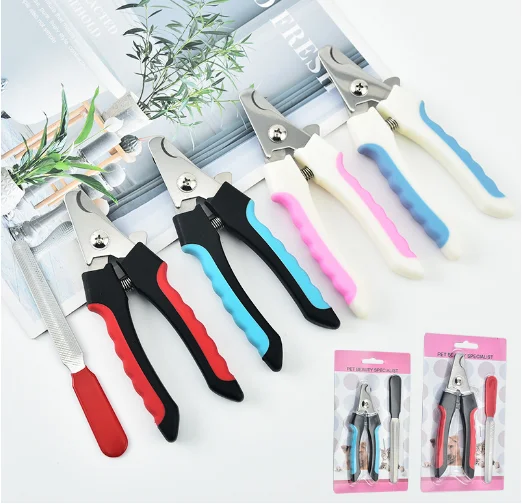 Stainless steel round head pet nail scissors(cats& dog)