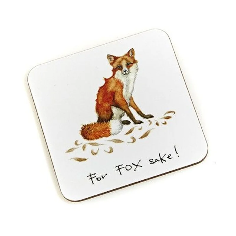 Orchid Designs For Fox Sake Coaster