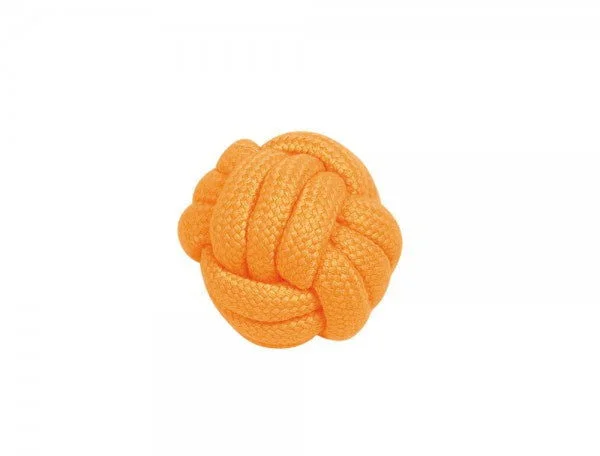 60343 NOBBY Rope Toy "NEON", Ropeball orange 6,5 cm