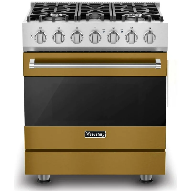 Viking 30-inch Freestanding Gas Range with ProFlow™ Convection Baffle RVGR3302-5BGHLP