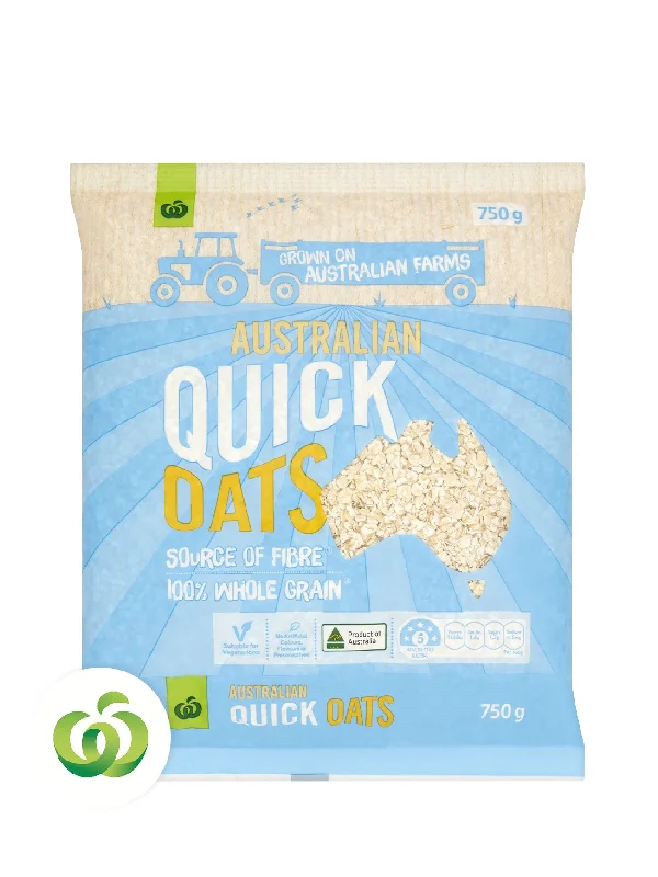 WOOLWORTHS QUICK OATS 750G