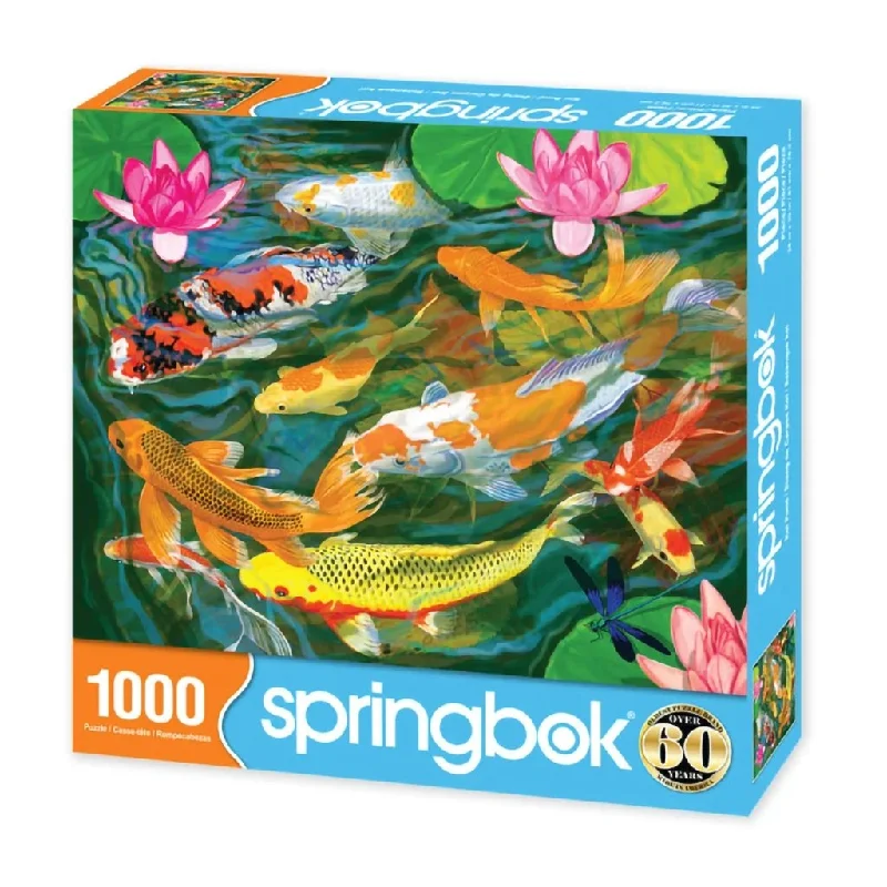 Springbok : Koi Pond 1000 Piece Jigsaw Puzzle