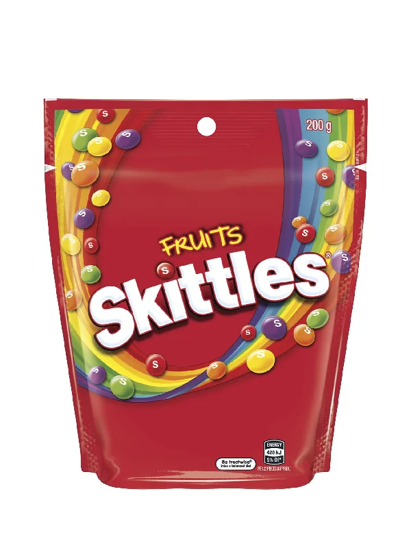 SKITTLES FRUIT SHARING POUCH 200G