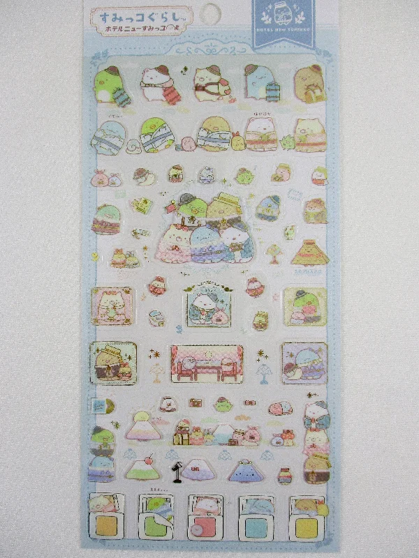 Cute Kawaii San-X Sumikko Gurashi Travel Vacation Itinerary Sticker Sheet 2023 A - for Planner Journal Scrapbook Craft Stationery Agenda Schedule