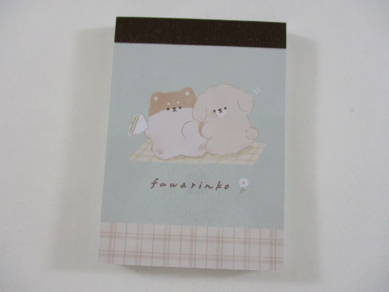 Cute Kawaii Crux Dog Fuwarinko Mini Notepad / Memo Pad - Stationery Designer Paper Collection