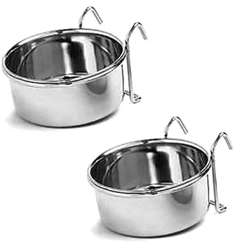 STEEL COOP CUP W/ HOLDER 77640H-2PCS IN PACK MEDIUM SIZE