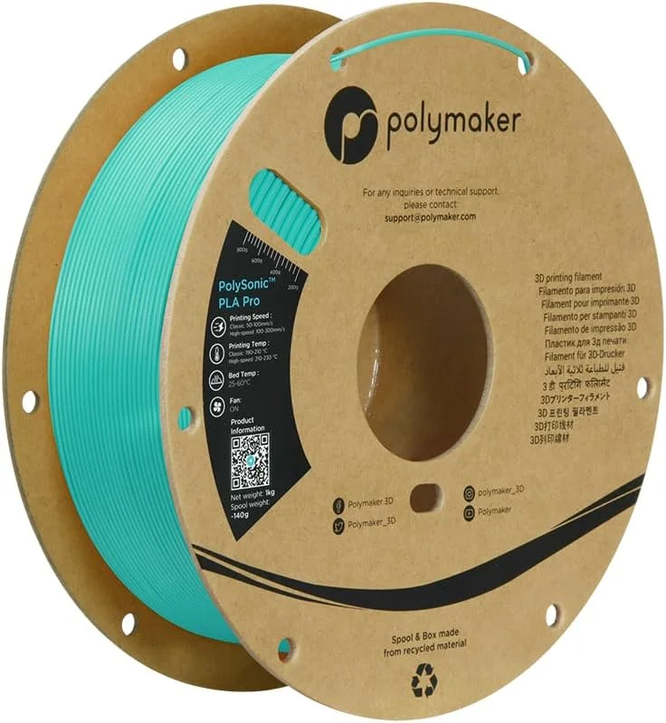 Polymaker Teal (HEX Code - ⌗50dae4)