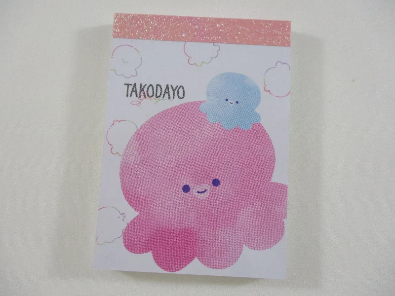 Cute Kawaii Crux Octopus Takodayo Mini Notepad / Memo Pad - Stationery Designer Paper Collection