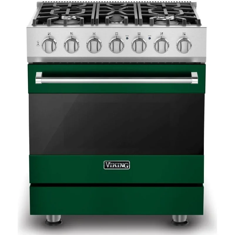 Viking 30-inch Freestanding Gas Range with ProFlow™ Convection Baffle RVGR3302-5BIVLP