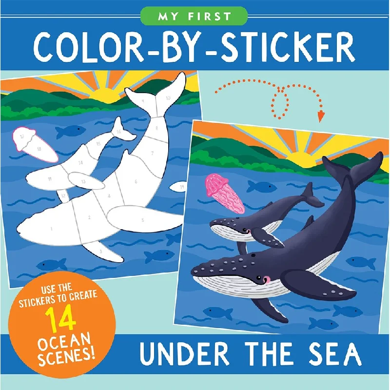 Peter Pauper Press : My First Color-by-Sticker - Under the Sea