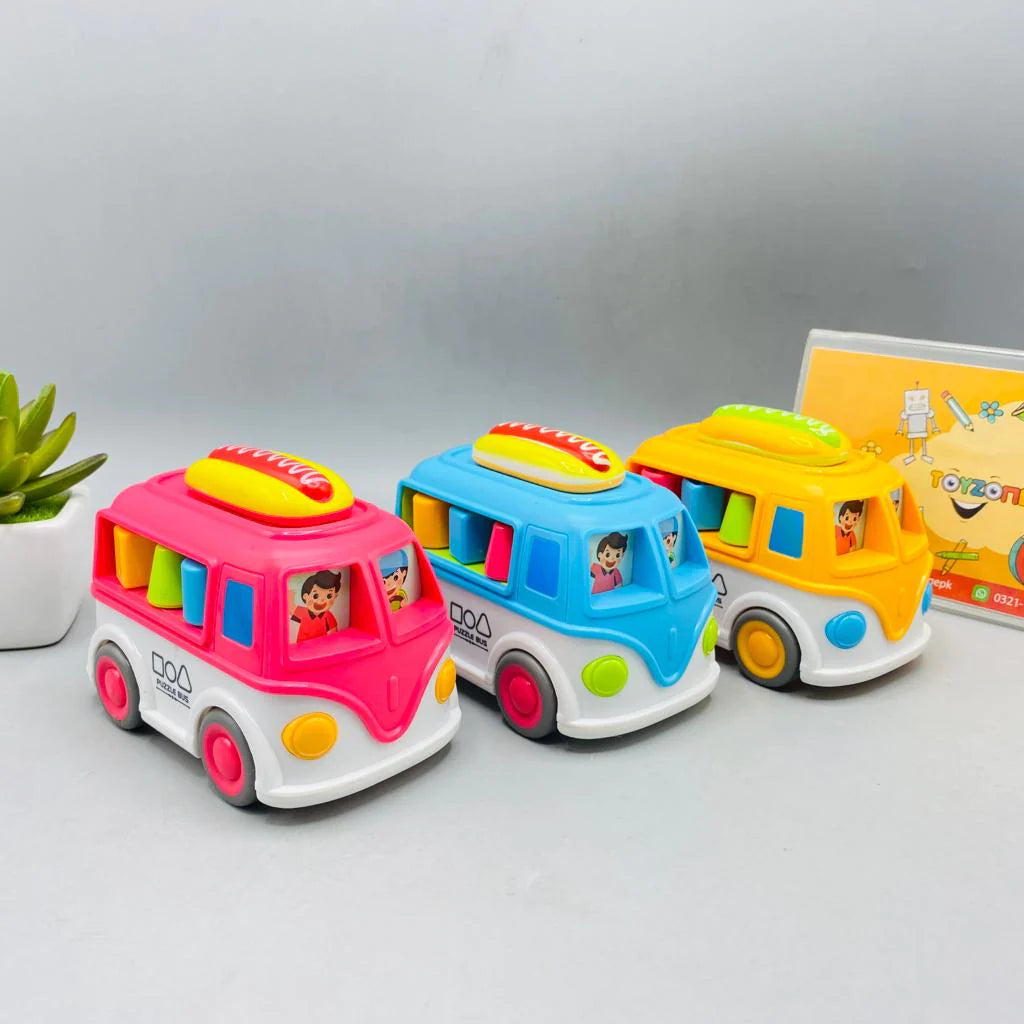 Fast Food Express: Pull Back Mini Bus Adventure for Kids