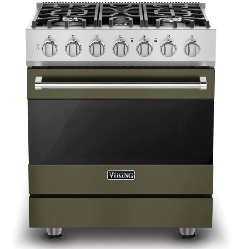 Viking 30-inch Freestanding Gas Range with ProFlow™ Convection Baffle RVGR33025BMA