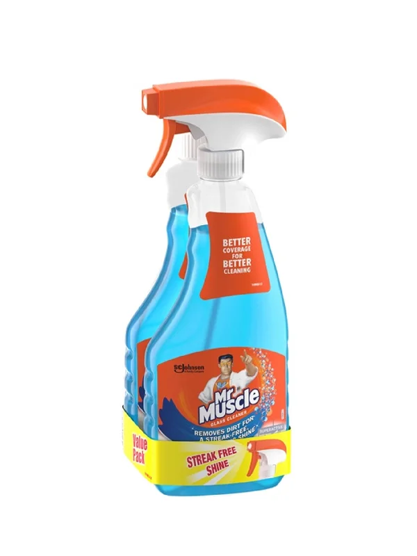 MR MUSCLE GLASS CLN SUPER ACTIVE TP 2X500ML