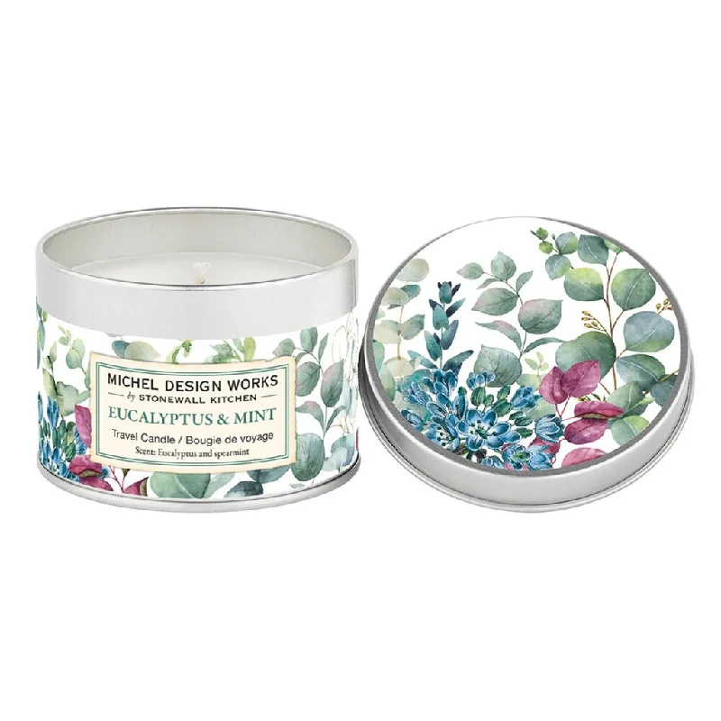 Michel Design Works : Eucalyptus & Mint Travel Candle