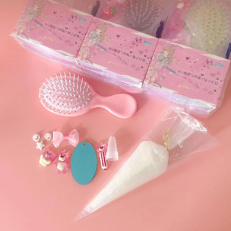 Sparkle 'n Style: Kids' DIY Hairbrush and Mirror Decorating Kit