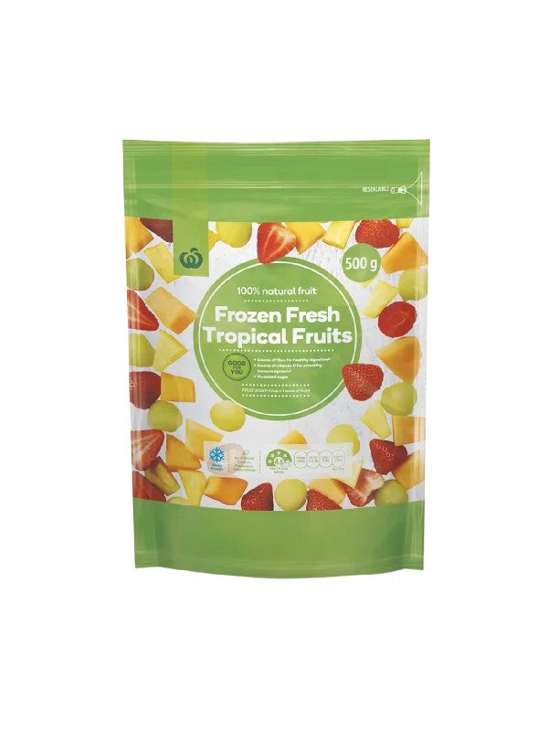 WOOLWORTHS FROZEN TROPICAL FRUITS 500G