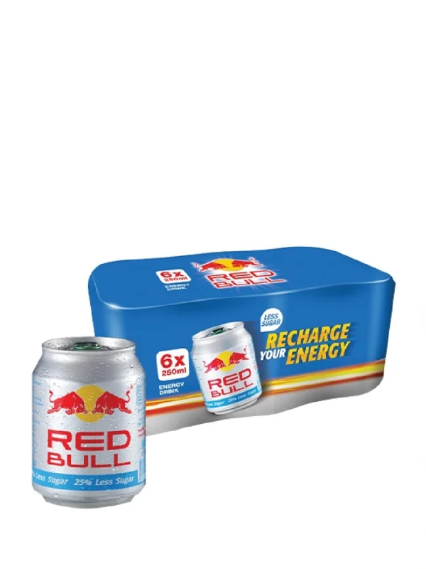 RED BULL LESS SUGAR 6X250ML