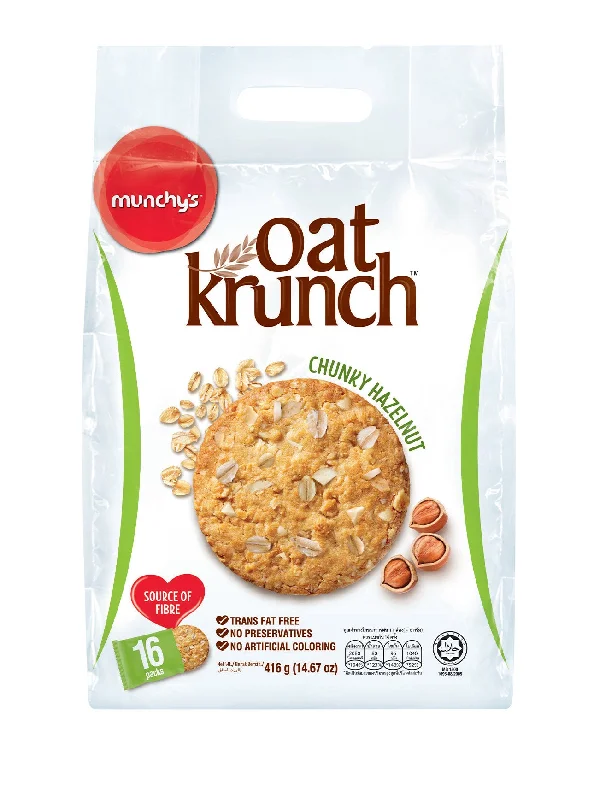 MUNCHYS OAT KRUNCH CHUNKY HAZELNUT 390G