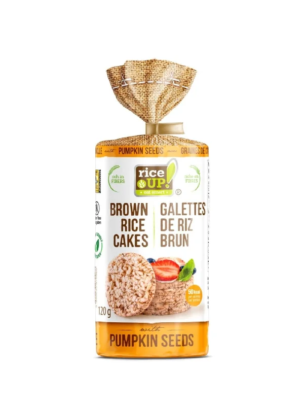 RICE UP PUMPKIN SEEDS RICE CAKE 120G