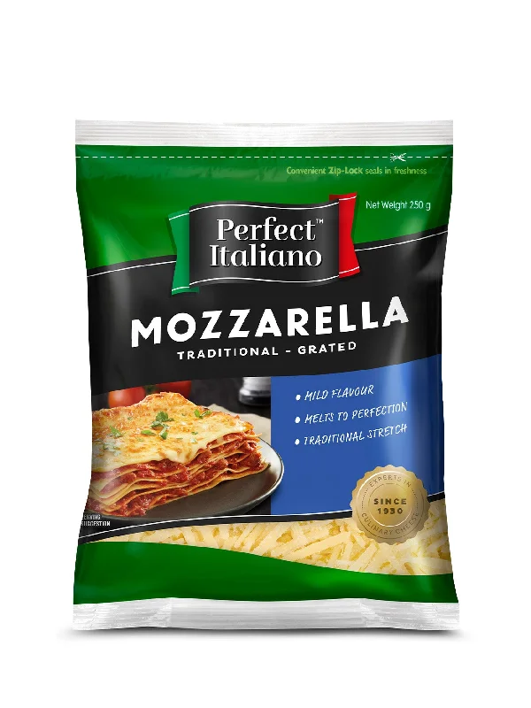 PERFECT ITALIANO MOZZARELLA SHREDDED 250G