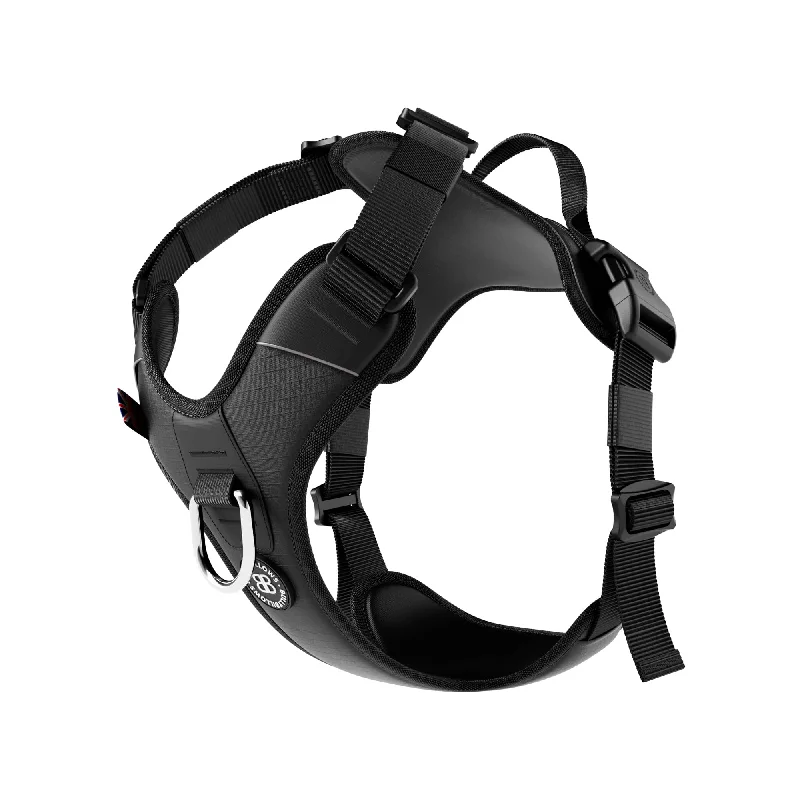 Anti Pull Harness | With Handle & Lighter | Hurricane Harness - Black