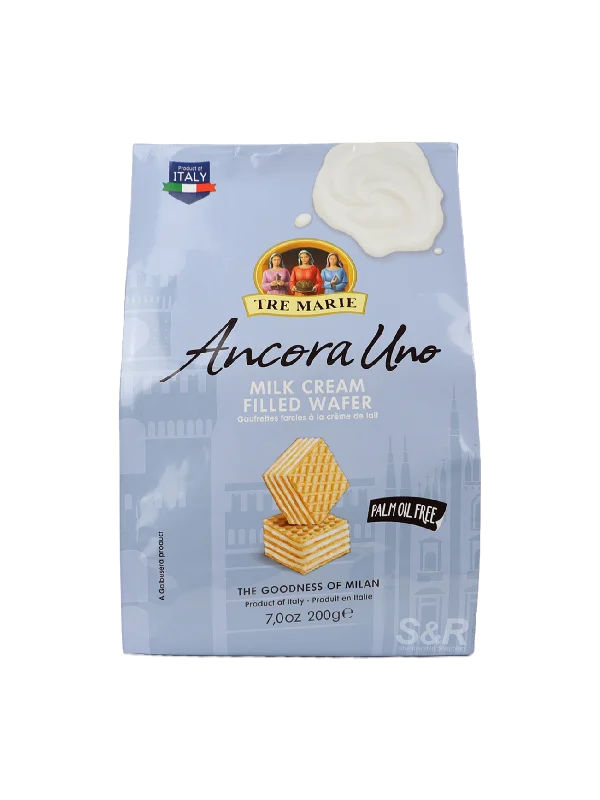 TRE MARIE ANCORA UNO WAFER MILK CREAM 200G