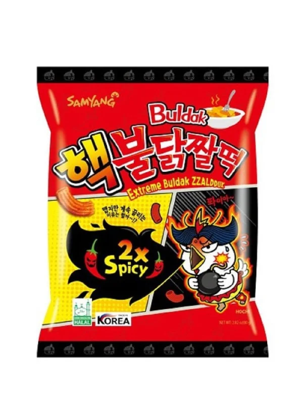 SAMYANG EXTREME BULDAK ZZALDDUK SNACK 2X SPICY 80G