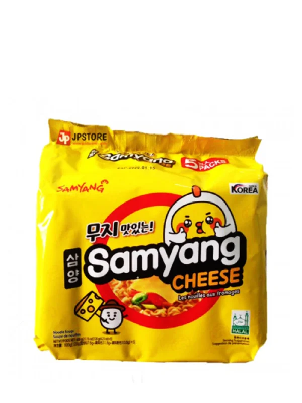 SAMYANG RAMEN CHEESE FLAV 5X120G