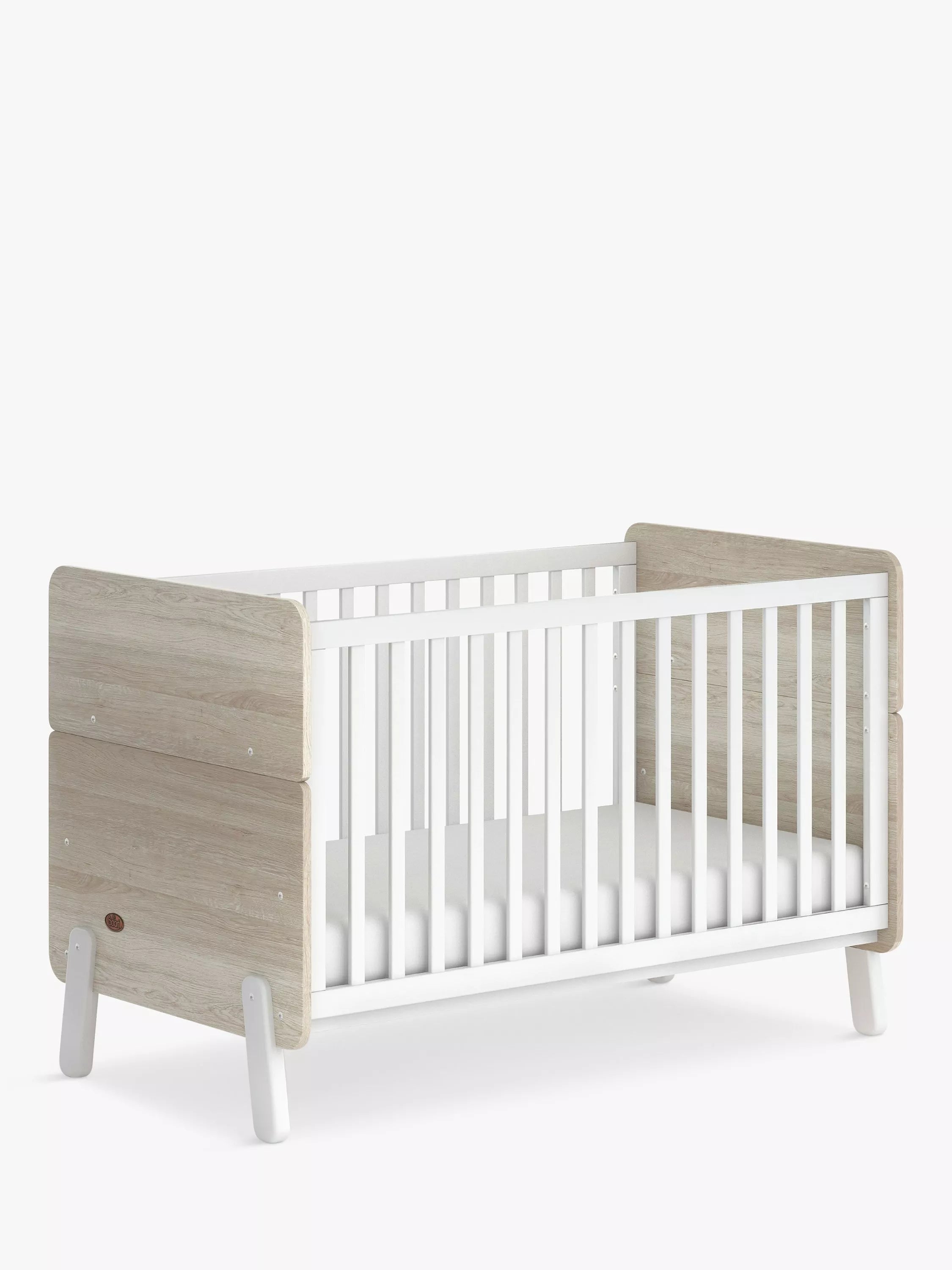 Boori Natty Cotbed, White/Oak