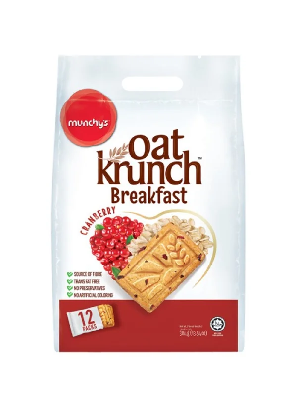 MUNCHY'S OAT KRUNCH BREAKFAST CRANBERRY 384G