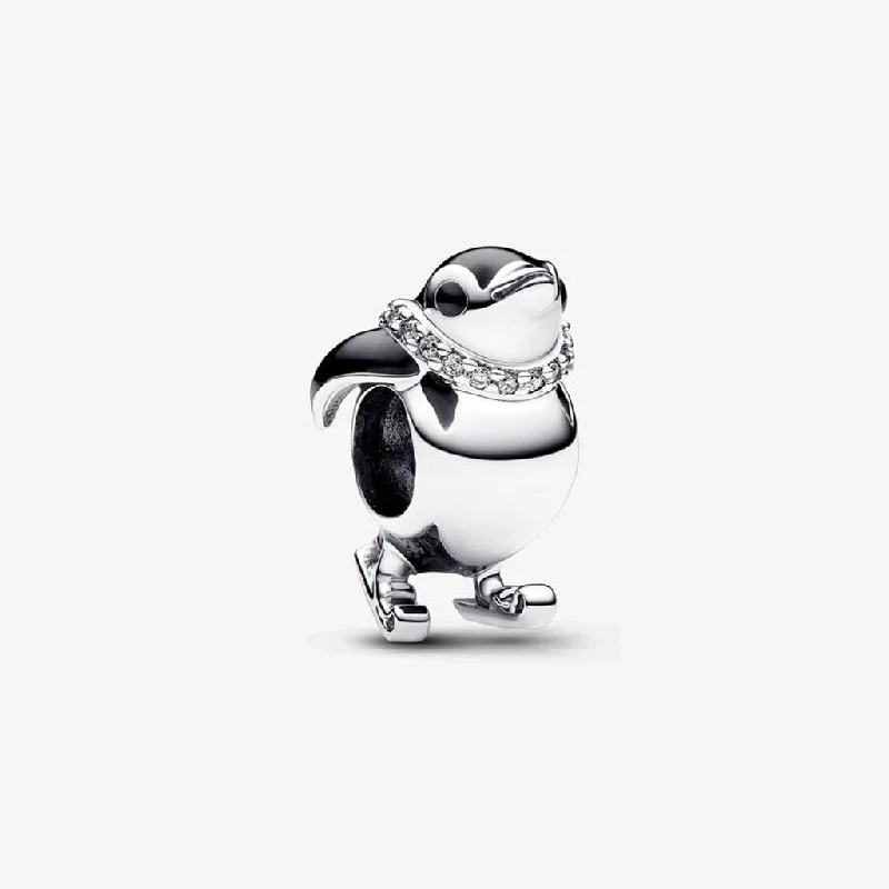 PANDORA : Skiing Penguin Charm