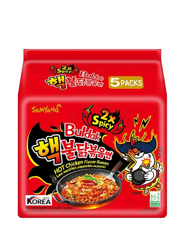 SAMYANG HOT CHICKEN RAMEN (EXTREME HOT) 5X140G