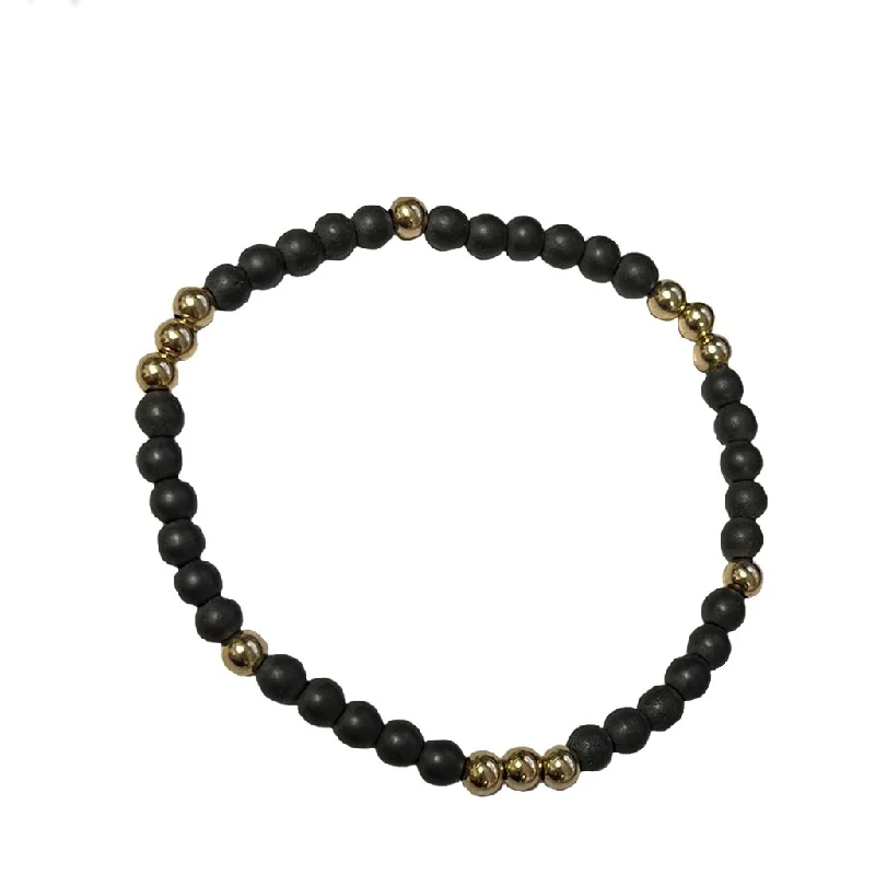 enewton design : Worthy Patter Bead Bracelet - Hematite