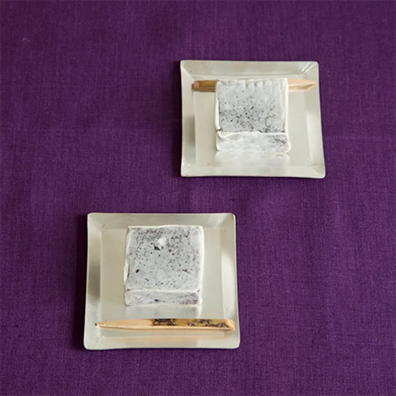 Fog Linen Work Silver Plated Plate Square