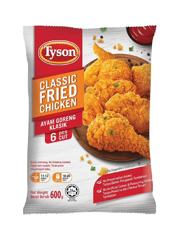 TYSON CLASSIC FRIED CHICKEN 600G