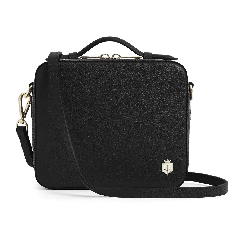 Fairfax & Favor Buckingham Cross Body Bag - Black Leather