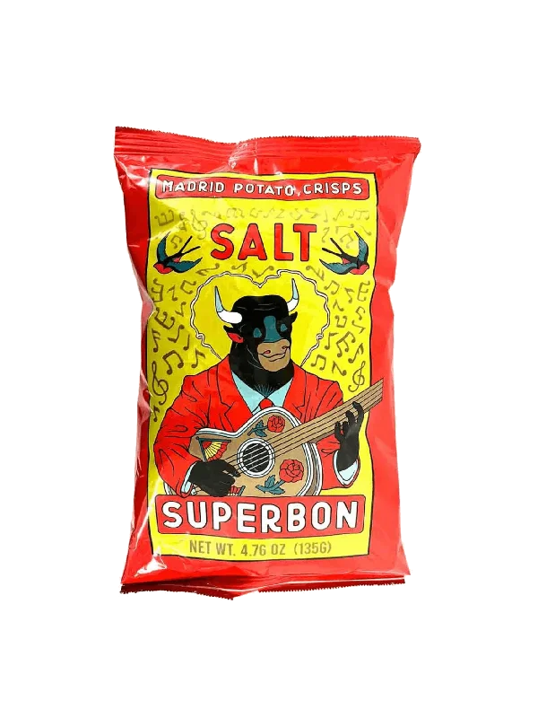 SUPERBON SALT POTATO CHIPS 135G