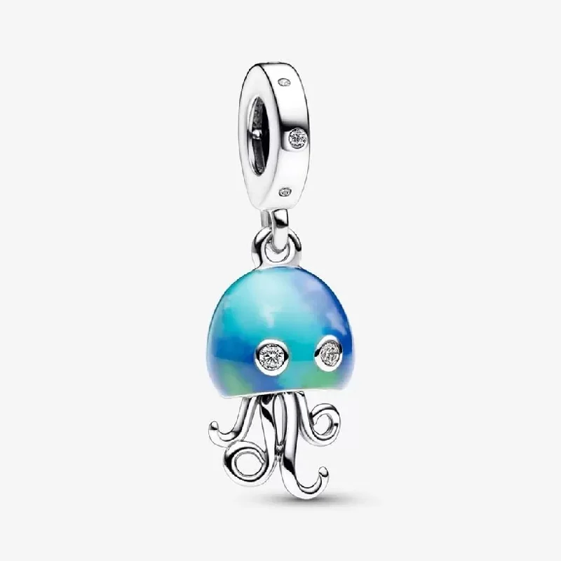 PANDORA : Color-changing Jellyfish Dangle Charm