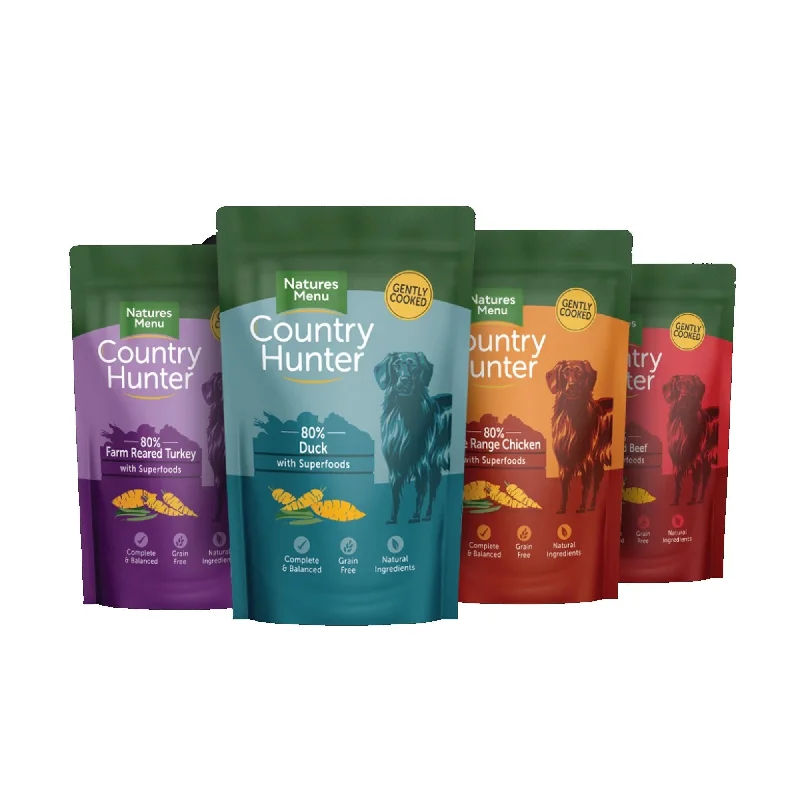 Natures Menu Country Hunter Dog Pouch - Superfood Selection