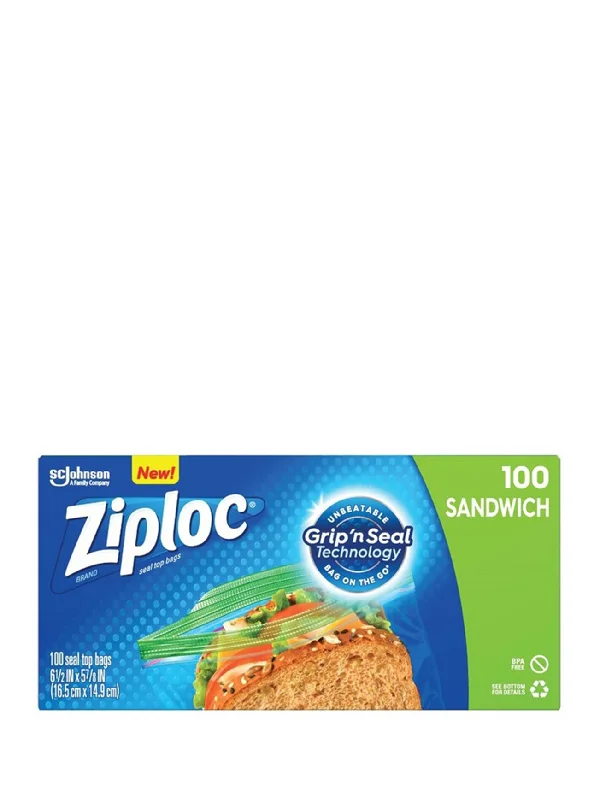 ZIPLOC SANDWICH VALUE PACK 100S