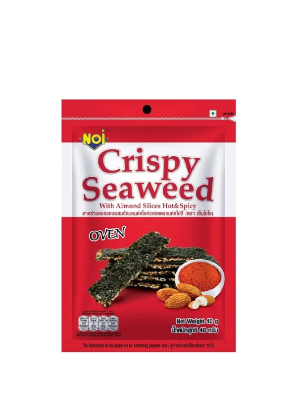 NOI SEAWEED WITH ALMOND SLICE H&S 40GM