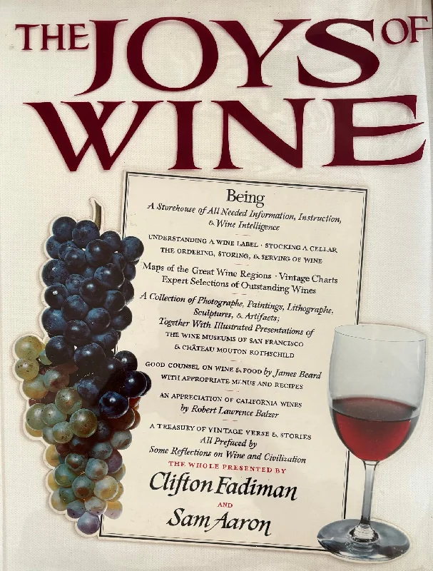 (*NEW ARRIVAL*) (Wine) Clifton Fadiman & Sam Aaron. The Joys of Wine