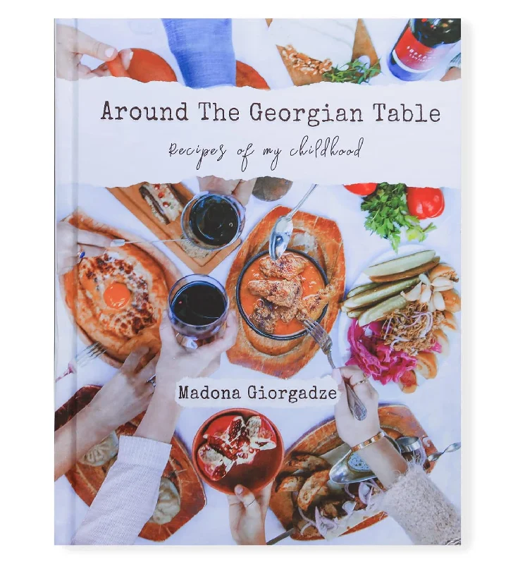 (*NEW ARRIVAL*) (Georgian) Madona Giorgadze. Around the Georgian Table. *Signed*