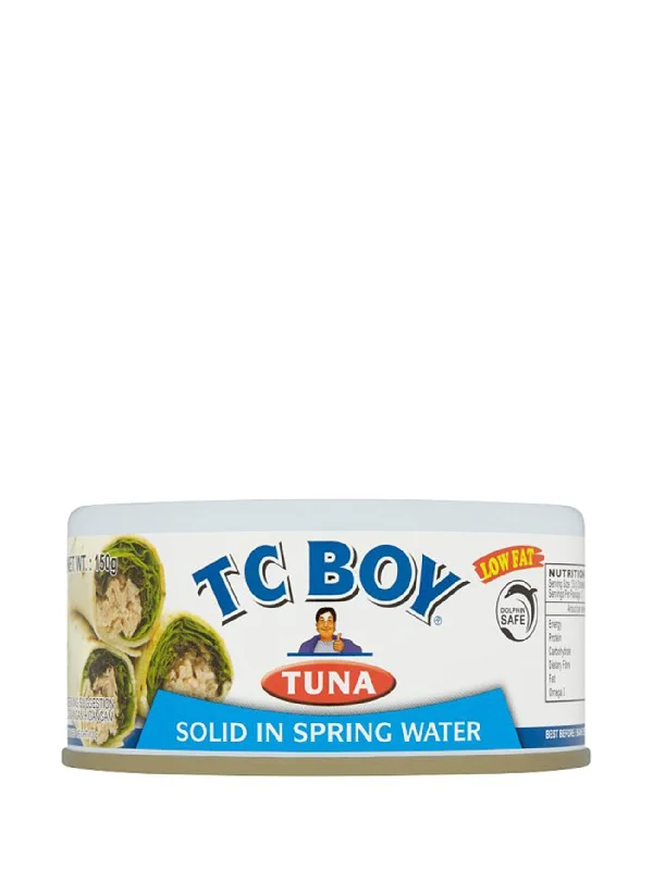 TC BOY WHITE MEAT TUNA IN SPRING WATER 150G