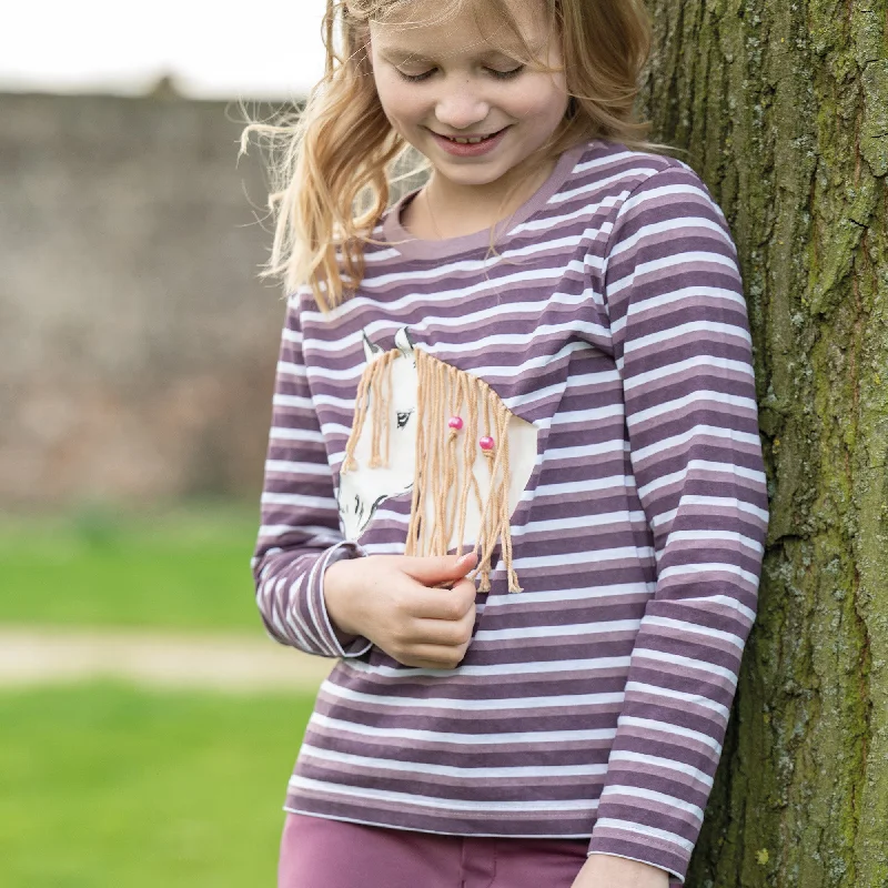 Hkm Kids Alva Long Sleeve Shirt - Lilac