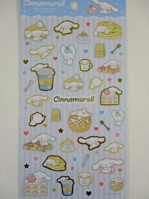 Cute Kawaii Sanrio Cinnamoroll dog Large Sticker Sheet - A - for Journal Planner Craft Diary Project Organizer Gift Favorite