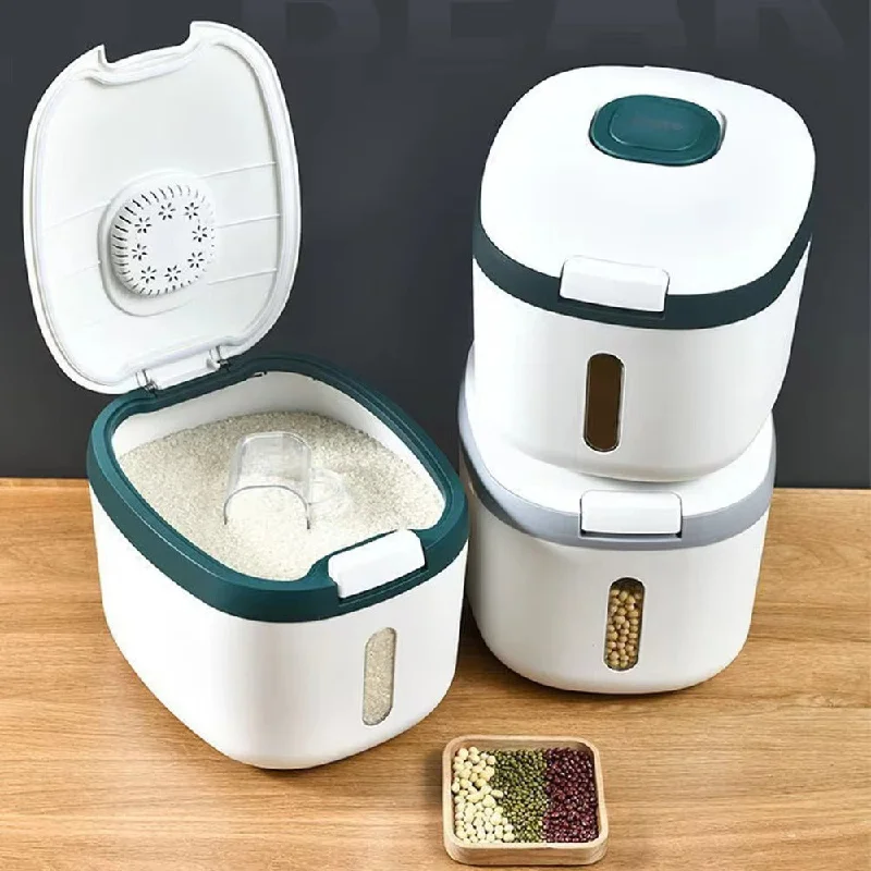 (NET) Kitchen Rice Storage Box